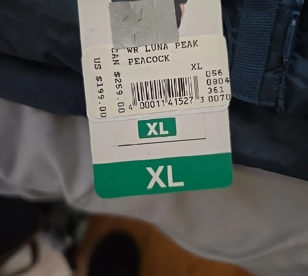 Navy Puffer Jacket XL - Picture 4 of 7